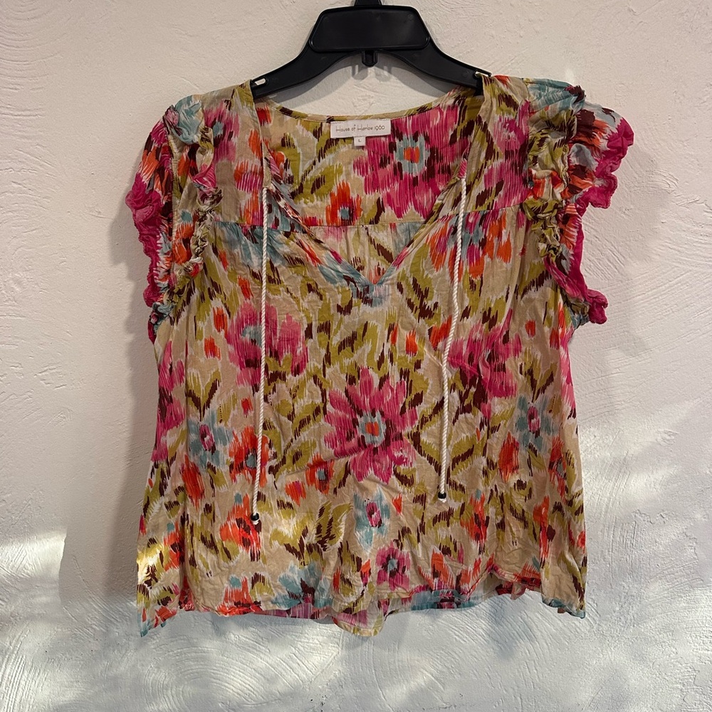 House of Harlow floral print sleeveless top